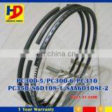 PC300-5 PC300-6 6D108 Diesel Engine Piston Ring Set 6221-31-2200 2.5*2.53*4