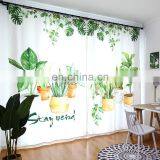 2020 Modern Drapery Living Room Free Simple Customize Printing Curtain thumbnail-1