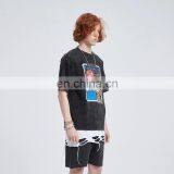 DiZNEW Wholesale Bulk High Quality Mens Hip Hop Acid Wash Oversize T-shirt thumbnail-4