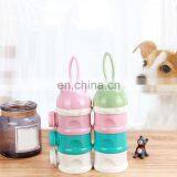Wholesale New Design Portable Foldable Pet Feeder Outdoor Travel Pet Treat Bag thumbnail-1