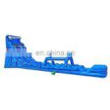 Giant Slip and Slide Tropical Inflatable Blue Wave Dual Water Slide With Pool thumbnail-2