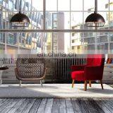 Hot Selling Antique Industrial Wrought Iron Balcony Wind Pot Cover Pendant Lamp thumbnail-3