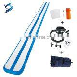 Portable Cheap Small Inflatable Yoga Fitness Airtrack Gymnastics Used Air Balance Beams Air Track Mat for Home thumbnail-3