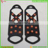 2016 Eco-friendly Anti-slip Over Shoe Studded Snow Grips Ice Grips Anti Slip Snow Shoes Crampons Cleats 11 Studs thumbnail-1