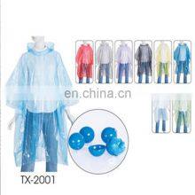 Disposable Clear Raincoat Outdoor Clothing Waterproof Transparent Raincoat thumbnail-5