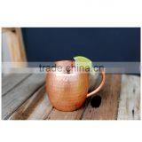 Shiny Finish Copper Beer Mug With Beautiful Brass Handle thumbnail-4