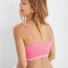Ladies' Santoni Seamless Knit Quick Dry & Wicking Cross Back High Support Sports Bra. thumbnail-3