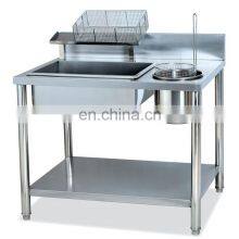 Hot Sale Manual Food Processing Chicken Breading Table for Fast Food Equipment
