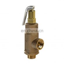 COVNA DN20 3/4 inch PN16 High Pressure BSP Thread Spring Loaded High Lift Bronze Safety Relief Valve with Lifting Lever