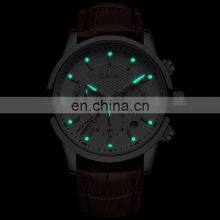 Lige 9866 New Sport Men Quartz Wristwatch Clock Waterproof Chrono Brand Leather Watches Men Wrist Luxury thumbnail-5