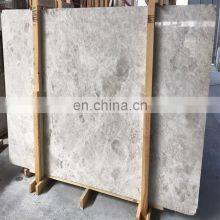 New Model Luxury Product Premium Quality New Arrival Tundra Light Grey Marble Slabs 2cm Thick Made in Turkey CEM-SLB-40 thumbnail-1