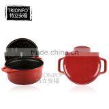 Trionfo Blue Pot Pre-seasoned Cast Iron Cookware Enameled Casserole Hot Pot Manufacturer China thumbnail-3