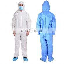 Best price disposable hazmat coveralls microporous film coated workwear disposable coverall protective