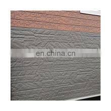 Exterior Wall Cladding Wooden Finish Metal Siding Exterior Outdoor Building PU Foam Aluminum Wall