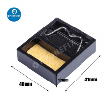 Micarta Soldering Iron Stand With Cleaning Sponge
