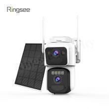 Ringsee AI Function Dual Lens CCTV PTZ Camera 6MP 4G CCTV Solar Camera Indoor and Outdoor Low-power Network Camera With AOV thumbnail-3