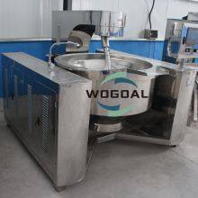 Automatic Steam/Electric/Gas Jacketed Cooking Kettle/Cooking Pot With Mixer/Agitator for Sauce Curry Paste thumbnail-3