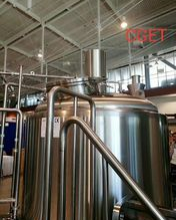 5000L Large Scale Beer Brewing Equipment Vertical Type Polished Surface thumbnail-3