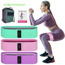 Fabric Resistance Hip Booty Bands Glute Thigh Elastic Workout Bands Squat Circle Stretch Fitness Strips Loop thumbnail-1