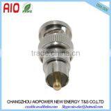Straight Zinc Alloy With Nickel Plating Coaxial Adapter RCA Male to BNC Male RCA to BNC thumbnail-4