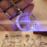 Cute Hello Kitty Crystal Keychain for Gifts Crystal Key Ring With Led