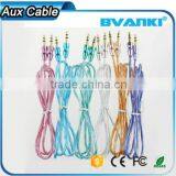 New Products 2016 3.5mm Audio Cable for Car Audio Aux 3.5mm Usb Cable, 3.5mm Stereo Male to Male Audio Aux Cable Free Samples Supplier's Choice thumbnail-1