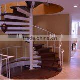 Solid Wood Oak Spiral Staircase for Home thumbnail-3