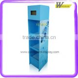 good quality K3 +350g cardboard display stand with display screen for cosmetic