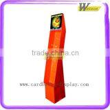 Supermarket Promotion Floor Shelf Stand Cardboard Peg Display