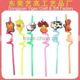 Eco-friendly Colorful Soft Pvc Art Straws for Drinks thumbnail-3