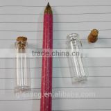1.8ml small glass bottle vial with cork