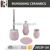 4ps Hot Sale Ceramic Bathroom Accessories Set thumbnail-1