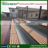 Extruded WPC Rotating Public Garden Chair/Wood Plastic Composites Furniture