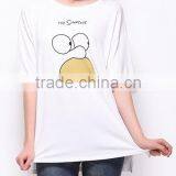 Women's New T-shirt 2015 Summer 5 Minutes of Sleeve Printing Modal of Sexy Transparent t Shirt for Women thumbnail-4