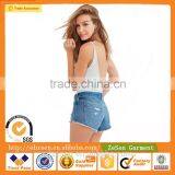 Frayed Hems Sexy Low-Rise Mini Short Jeans Hot Denim Shorts For Women Quality Choice thumbnail-3