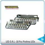 Emark RL car led drl led daytime running light with 18 pcs LEDs