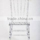 China Best Seller Transparent Clear Resin Royal Chair in Wedding thumbnail-2