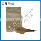 Factory Price Square Bottom Kraft Paper Bag for Tea Packing thumbnail-3