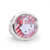 Winho Red Corals Design Pocket Mirror With Crystal Cover thumbnail-2