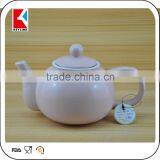 China Factory Ceramic Material Solid Color Glazed Tea Pot Ceramic Tea Set thumbnail-4