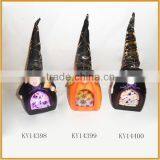 Ceramic Witch With Tealight Holder for Halloween Witch Decoration