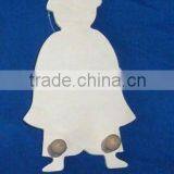 Human Being Shape Wooden Coat Hook