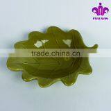 Harvest Design Ceramic Leaf Dish With Green Color thumbnail-1