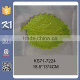 Colorful Home Decorative Items Ceramic Leaf Plate thumbnail-2