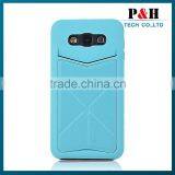 Luxury PU Leather Card Stand Case For Samsung Galaxy E7 thumbnail-1