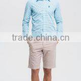 Men's Casual Business Korea European Cotton Plaid Shirt thumbnail-1