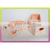 Polyester Storage Box Set of Three