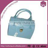 Fashion Blue Folding Packaging Jewelry Handbag Portable Gift Box Hot Sale
