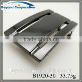 2016 New Mould Flap Plaque Buckle Shiny Gun Metal Nickel-free Coating Plain Plate Buckle thumbnail-3