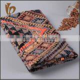 High Fashion Linen Viscose Printing Upholstery Fabric in Argyle Design